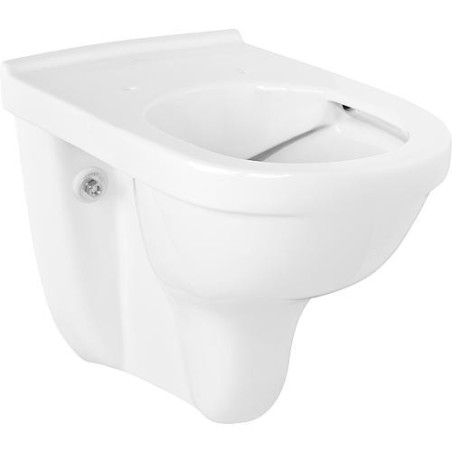 WC suspendu VetB O.Novo Direct Flush, Vita, rehausse, sortie horiz. 595x360mm, blanc, sans bord