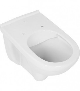 WC suspendu VetB O.Novo Direct Flush, Vita, rehausse, sortie horiz. 595x360mm, blanc, sans bord