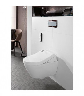 Set douche- WC villeroy et Boch abattant WC Viclean-U + Cuvette suspendu Subway 2.0