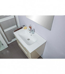 Kit meubles salle de bain Bali taupe brillant *BG*