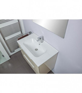 Kit meubles salle de bain Bali taupe brillant *BG*