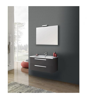 Kit de meubles de bain EDIA serie MAB, anthracite mat