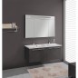 Kit de meubles de bain EBLI serie MAB anthracite brillant