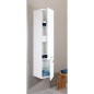 armoire haute serie MAB 2 portes blanc mat, butée à gauche 350x1585x370mm