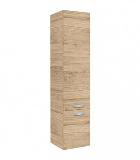 Armoire haute Serie MAB 2 portes chene clair ouverure droite lxHxP 350x1585x370 mm