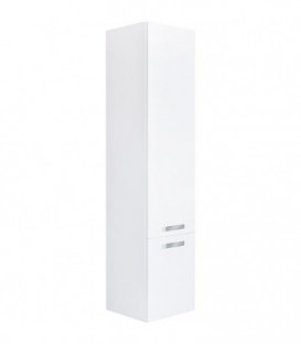 Meuble haut Serie MAB 2 portes blanc brillant ouverture droite lxHxP 350x1585x370 mm