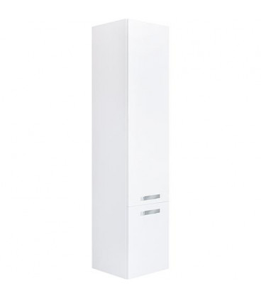 Meuble haut Serie MAB 2 portes blanc brillant ouverture droite lxHxP 350x1585x370 mm