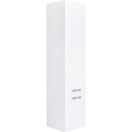 Meuble haut Serie MAB 2 portes blanc brillant ouverture droite lxHxP 350x1585x370 mm