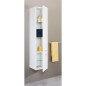 Meuble haut Serie MAB 2 portes blanc brillant ouverture droite lxHxP 350x1585x370 mm