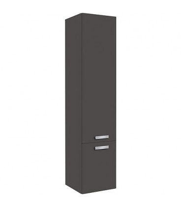 Armoire haute serie MAB 2 portes anthracite mat butée á droite 350x1585x370mm