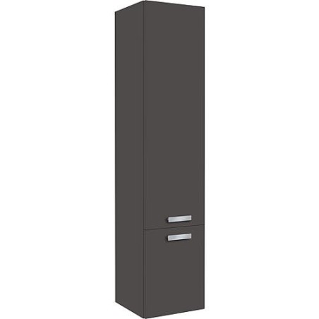 Armoire haute serie MAB 2 portes anthracite mat butée á droite 350x1585x370mm