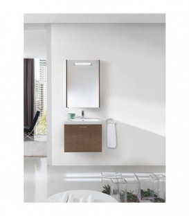 Meuble de salle de bain EKRY Serie MBK tranche brun