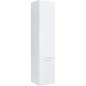 Colonne MBK 2 portes blanc brillant, butée à droite 350x1625x370mm