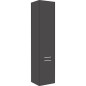 colonne serie MBK 2 portes anthracite mat butée à droite 350x1625x370mm