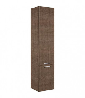 Colonne MBK 2 portes tranche marron, butée à gauche 350x1625x370mm