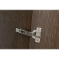 Colonne MBK 2 portes melèze marron clair, butée à droite 350x1625x370mm