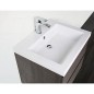 Kit meuble salle de bain ELAI Série MBO, chene foncé decor largeur 600mm, 2 tiroirs