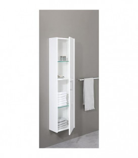 Meuble haut serie MAA + une porte couleur blanc brillant butée droite 386 x 1500 x 206 mm