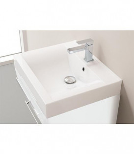 Kit meuble salle de bain ENNA Serie MAB blanc brillant largeur 600mm