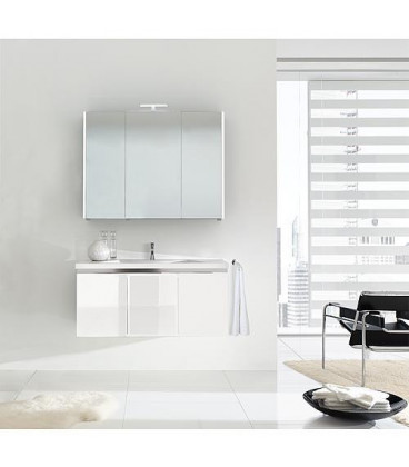 Meuble salle de bain ENOVI Serie MBH blanc brillant