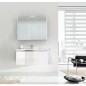 Meuble salle de bain ENOVI Serie MBH blanc brillant