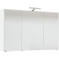 Armoire a glace avec éclairage blanc brillant et 3 portes 1050x750x188 mm