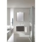 Kit de meuble de bains EOLA anthracite mat, largeur 700mm 2 tiroirs