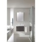 Kit de meubles de bain EOLA anthracite mat, largeur 700mm 2 portes