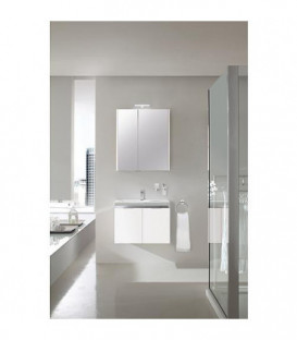 Ensemble salle de bain EOLA blanc brillant largeur 700 mm
