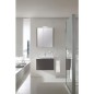 Ensemble salle de bain EOLA anthracite brillant largeur 700 mm