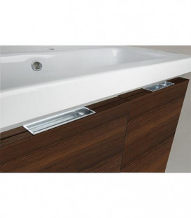 Ensemble salle de bain EOLA meleze marron largeur 700 mm