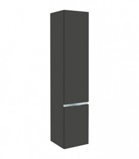 colonne serie MBH 2 portes anthracite mat, butée à gauche 350x1655x370mm