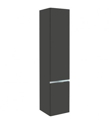 colonne serie MBH 2 portes anthracite mat, butée à gauche 350x1655x370mm