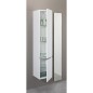 colonne serie MBH 2 portes anthracite mat, butée à gauche 350x1655x370mm