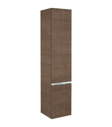 armoire haute, MBH, 2 portes tranche marron, butée à gauche 350x1655x370mm