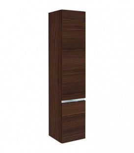 armoire haute MBH 2 portes melèze marron, butée à gauche 350x1655x370mm