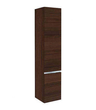 armoire haute MBH 2 portes melèze marron, butée à gauche 350x1655x370mm