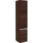 armoire haute MBH 2 portes melèze marron, butée à gauche 350x1655x370mm