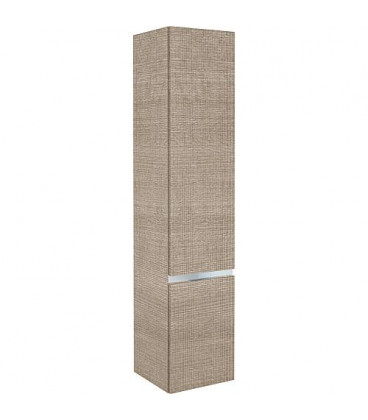 armoire haute MBH 2 portes tranche écru, butée à droite 350x1655x370mm