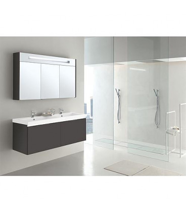 Meuble de salle de bain EPIC Serie MBH anthracite brillant