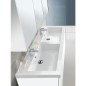 Meuble sous vasque + vasque fonte EPIC 2xtiroirs, blanc brillant 1210x580x510 mm