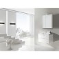 Kit de meubles de bain EPIL MBF blanc mat 2 tiroirs largeur 710mm