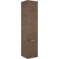 Armoire tranche marron MBF 2 portes, butée à gauche 350x1625x370 mm