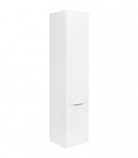 Armoire, blanc brillant MBF 2 portes, butée à droite 350x1625x370 mm