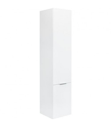 Armoire, blanc brillant MBF 2 portes, butée à droite 350x1625x370 mm