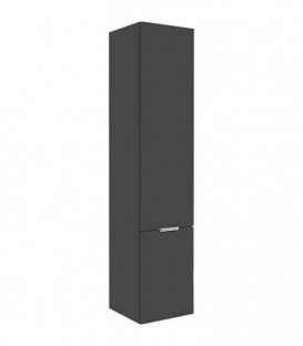 Armoire anthracite brillant MBF 2 portes, butée à droite 350x1625x370 mm