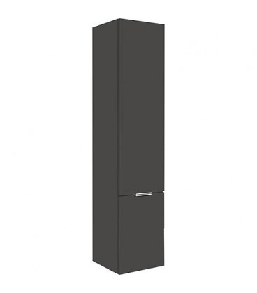 Armoire anthracite brillant MBF 2 portes, butée à droite 350x1625x370 mm