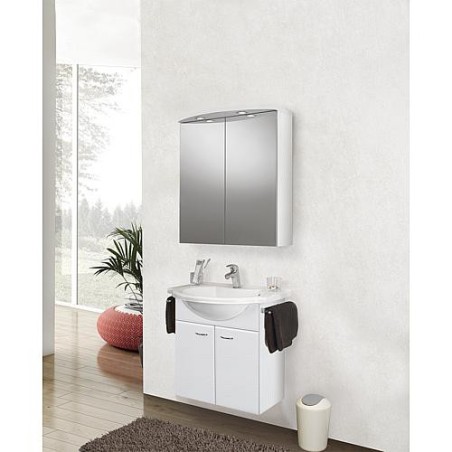 Kit meuble de bain ETANA, série MAC decor blanc