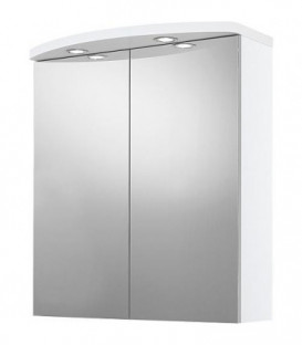 armoire a glace avec eclairage blanc brillant,2 portes 700 x 798 x 205 /340 mm