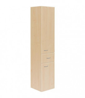 Armoire haute Serie MAC 2 portes 1 tiroir, decor poire ouverture gauche lxHxP 300x1440x320 mm